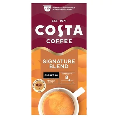 Kávékapszula, Nespresso® kompatibilis, 10 db, COSTA, 