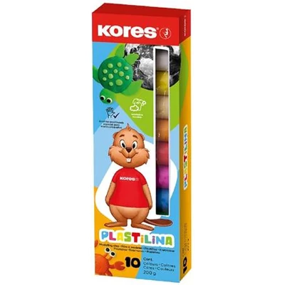 Gyurma, 200 g, 10 szín, KORES 