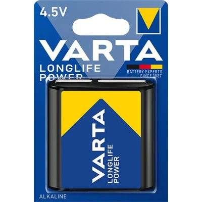 Elem, 3LR12 lapos elem, 4,5 V, 1 db, VARTA 