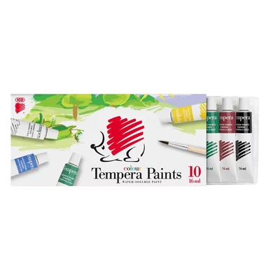 Tempera készlet, 10 darabos, ICO 