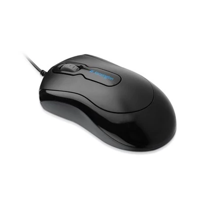 Egér, vezetékes, optikai, normál méret, USB, KENSINGTON 