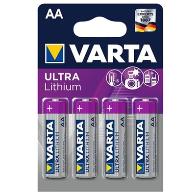 Elem, AA ceruza, 4 db, lítium, VARTA 